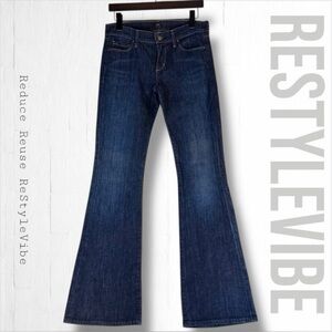 CITIZENS OF HUMANITY COH Women’s Size 27 Denim Jeans Low Rise Flare Fit Stretch